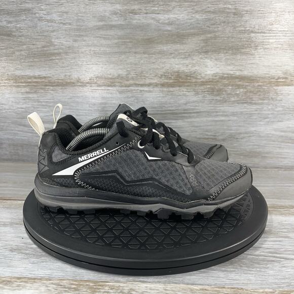 Merrell Women's All Out Crush Black Gray Trail Running Shoes Size 7 - Picture 4 of 10